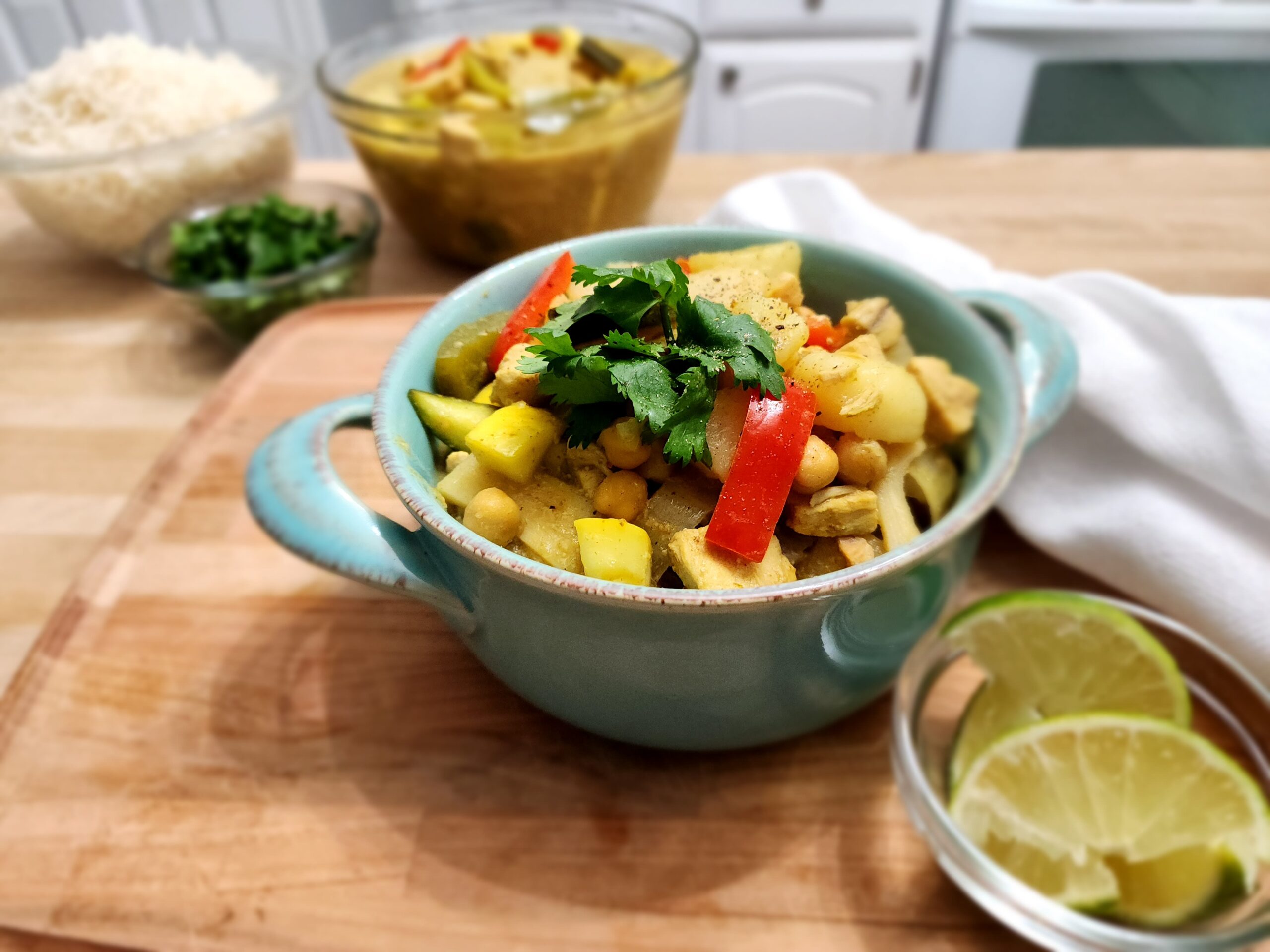 Green Curry Chicken & Vegetables