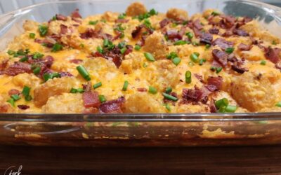 Cheesy Tater Tot Breakfast Bake