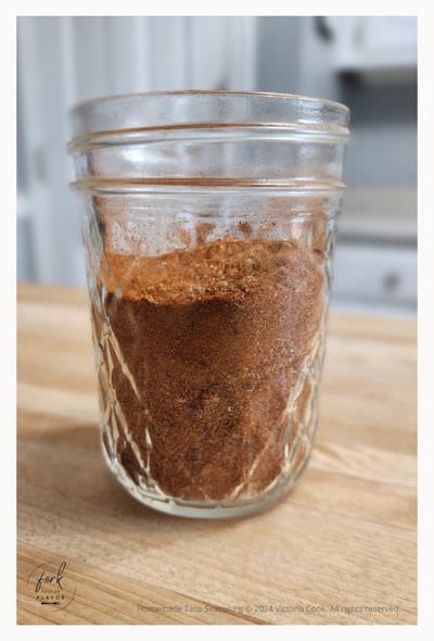 Homemade taco seasoning spice blend