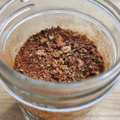 Homemade taco seasoning spice blend