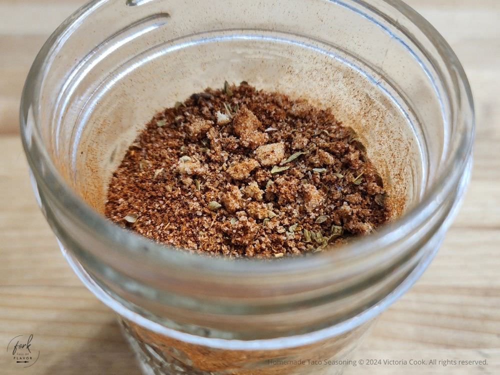 Homemade taco seasoning spice blend