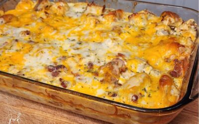 Bagel Bacon Breakfast Bake