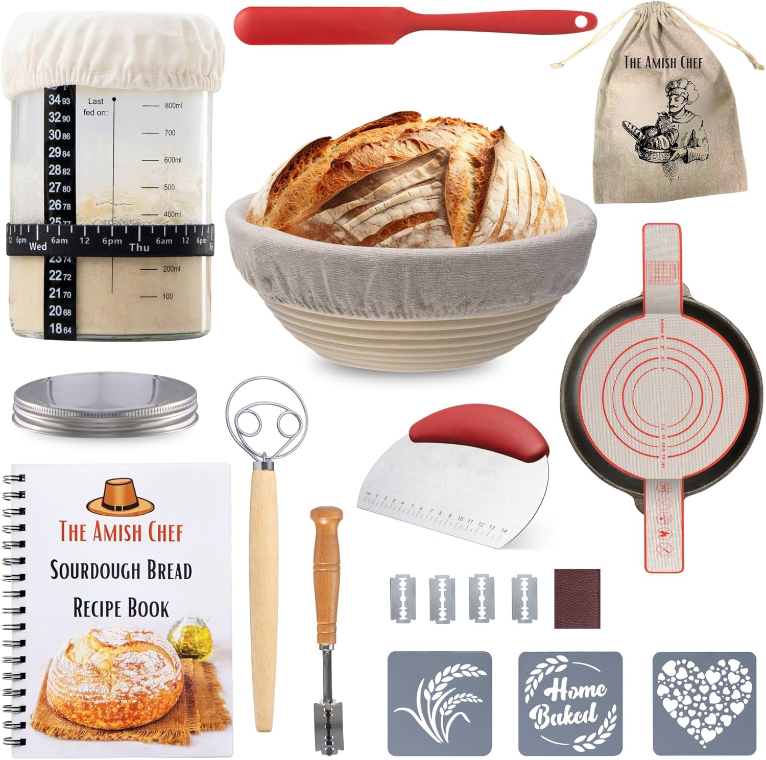 Complete Sourdough Bread Starter Kit-updated Complete South Dough Bread Starter Kit